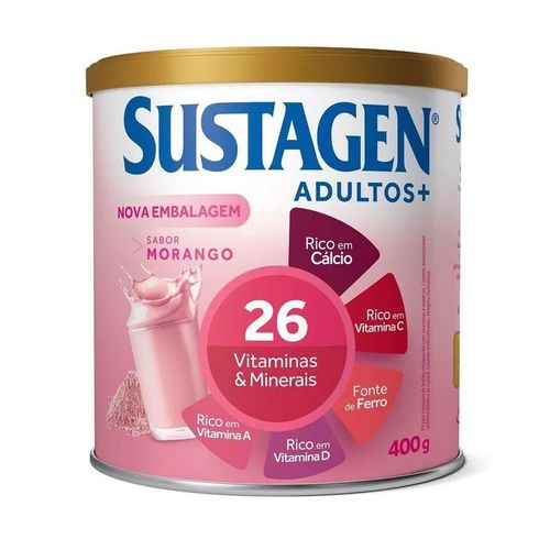 Sustagen Adultos+ Morango - 400g