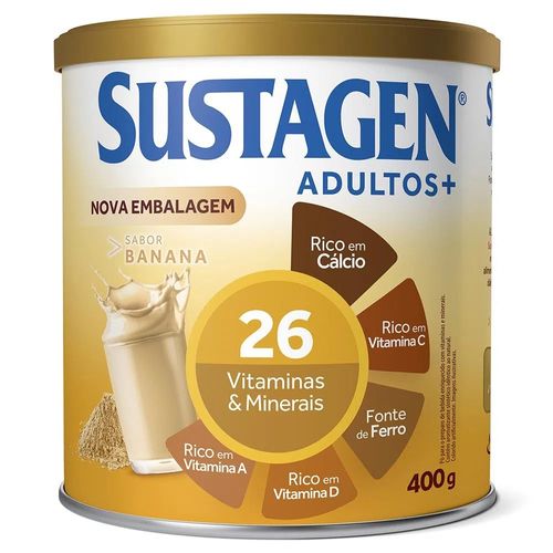 Sustagen Adultos+ Banana - 400g