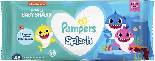 Lenços Umedecidos Pampers Baby Shark - 48 Uni