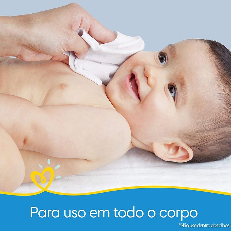 LENÇOS UMEDECIDOS PAMPERS BABY SHARK 48UN - Lelly Drogarias