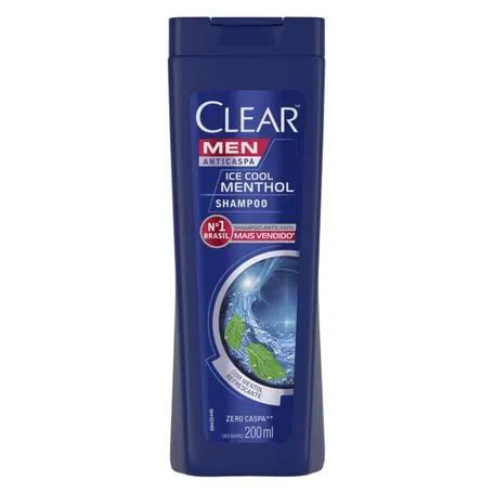 Shampoo Anticaspa Clear Men Ice Cool Menthol - 200ml