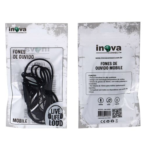 Fone de Ouvido Mobile - Inova