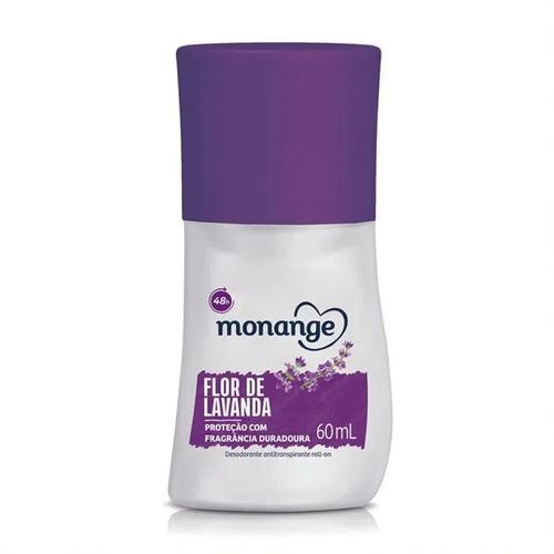 Desodorante Monange Roll-on Feminino Flor de Lavanda - 60ml