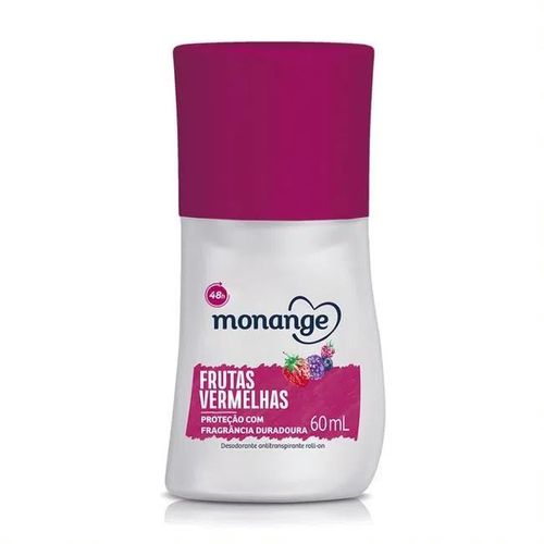 Desodorante Monange Roll-on Feminino Frutas Vermelhas - 60ml
