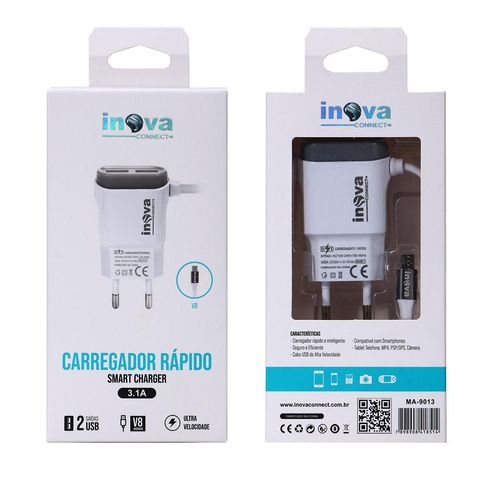 Carregador Inova Rápido - V8