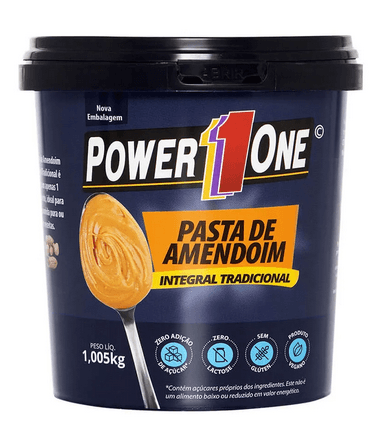 Pasta de Amendoim Power One Tradicional - 1kg