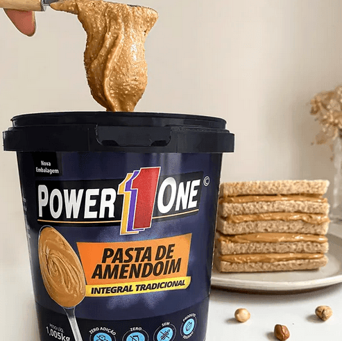 Pasta de Amendoim Power One Tradicional - 1kg