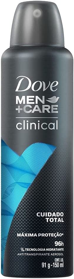 Desodorante Dove Men Aerosol Clinical Cuidado Total - 150ml