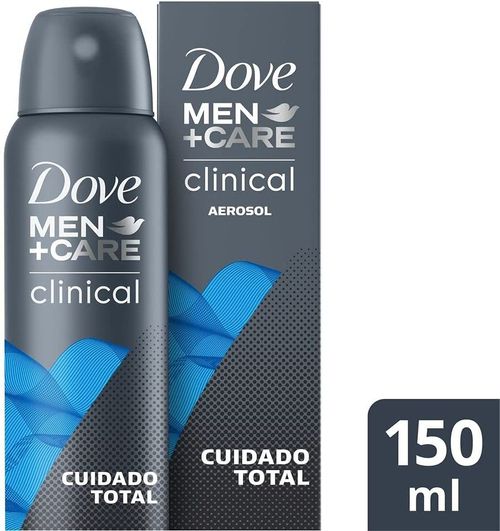 Desodorante Dove Men Aerosol Clinical Cuidado Total - 150ml