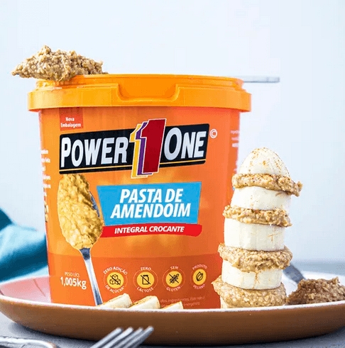 Pasta de Amendoim Integral Crocante 1kg Power One - Empório Quatro