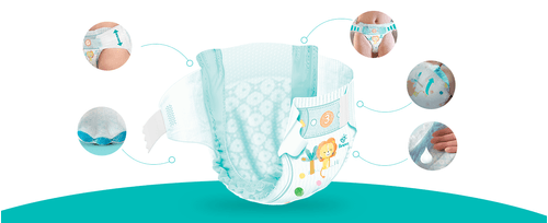 Fralda Pampers Confort Sec Tamanho XG - 34 Uni