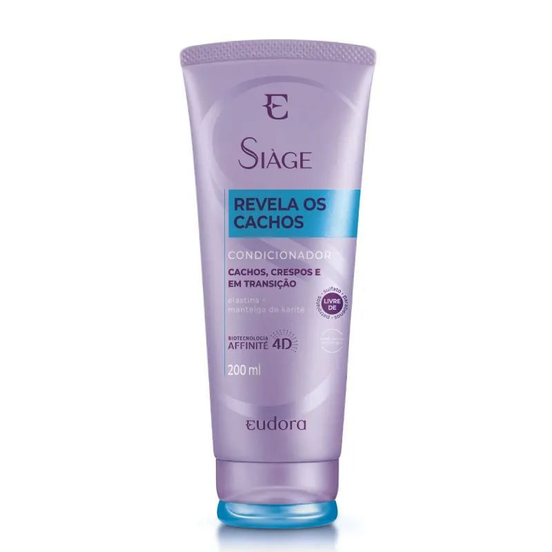Condicionador Siàge Revela Os Cachos - Eudora 200ml