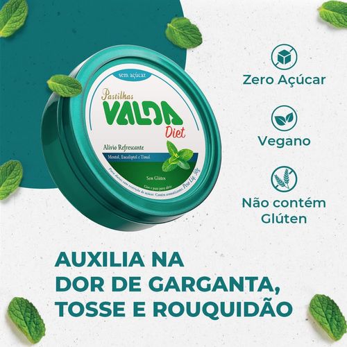 Pastilhas Valda Diet Lata - 50g