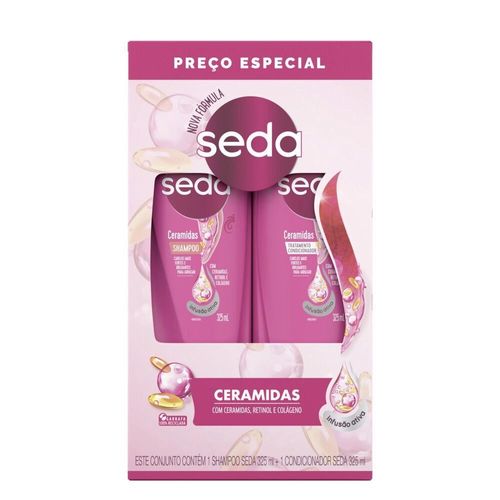 Kit Shampoo e Condicionador Ceramidas - 325ml