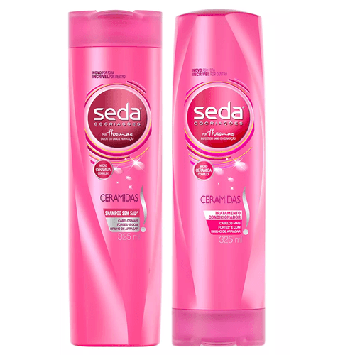 Kit Shampoo e Condicionador Ceramidas - 325ml