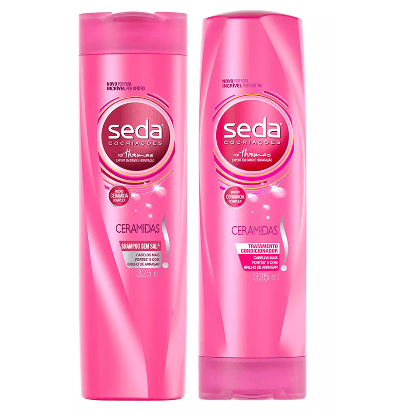 Kit Shampoo e Condicionador Ceramidas - 325ml