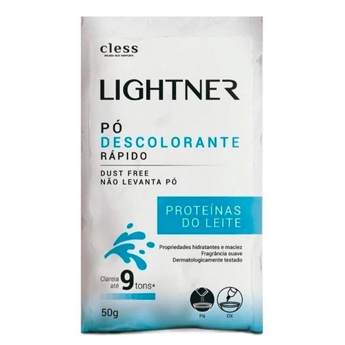 Pó Descolorante Lightner Protéinas do Leite - 50g
