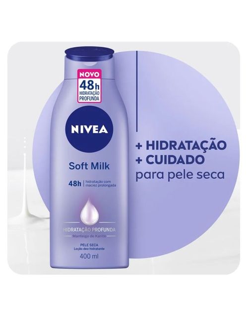 Hidratante Corporal Nivea Soft Milk - 400ml