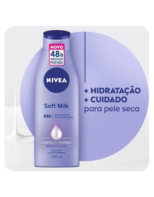 Hidratante Corporal Nivea Soft Milk - 200ml