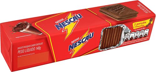 Biscoito Nestle Recheado Nescau - 140g