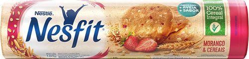 Biscoito Nestle Nesfit Morango e Cereais - 160g