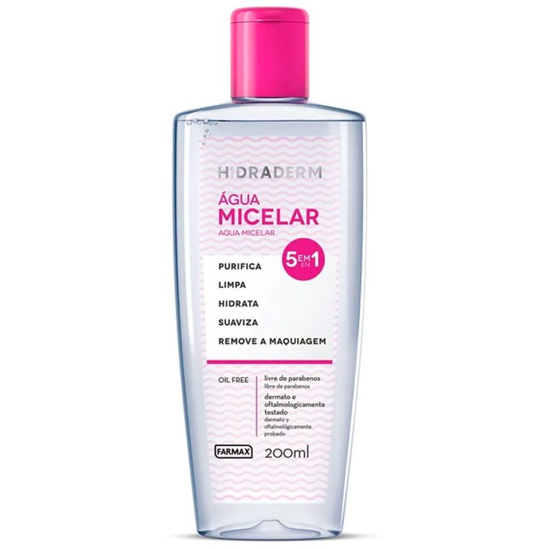 Água Micelar Hidraderm 5 em 1 - 200ml