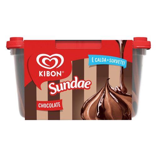 Sorvete Kibon Sundae Chocolate - Pote 1,4L