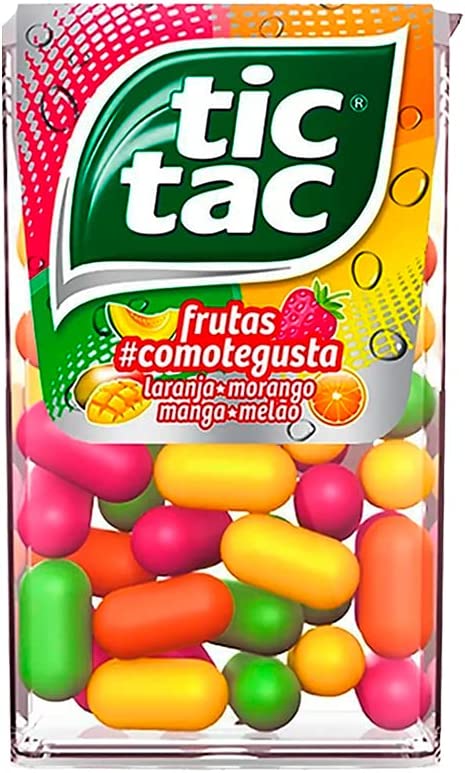 Pastilha Tic Tac Frutas - 16g