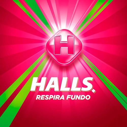 Bala Halls Sabor Melancia - 10 unidades