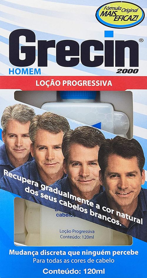 Loção Progressiva Homem 2000 Grecin - 120ml