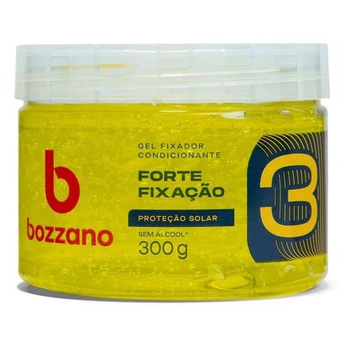 Gel Fixador Bozzano Proteção Solar Fator 3 - 300g