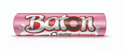 Chocolate Garoto Baton Recheado Creme Morango - 16g