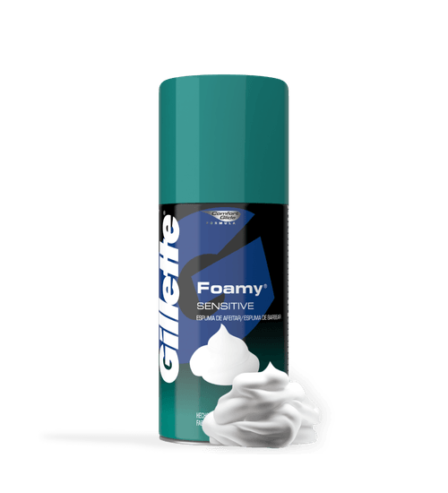Espuma de Barbear Gillette Foamy Sensitive - 175g