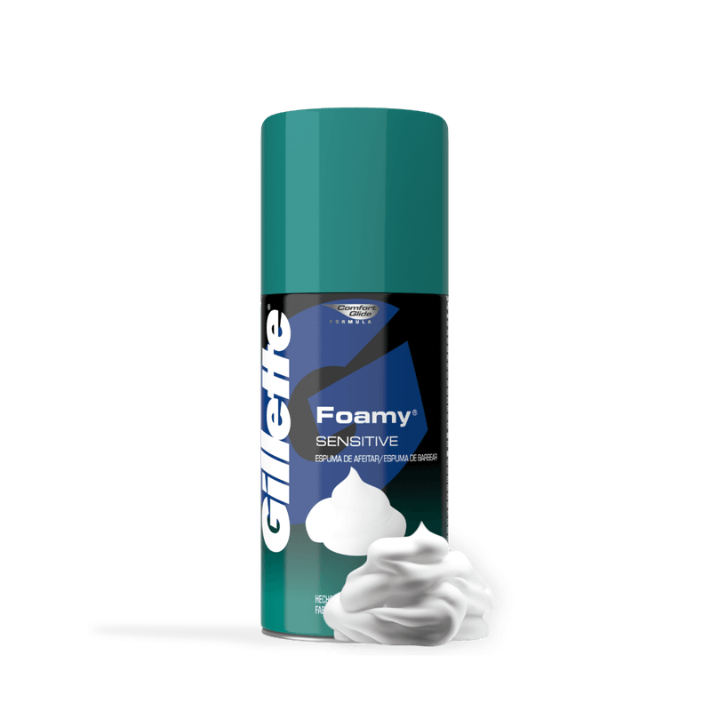 Espuma de Barbear Gillette Foamy Sensitive - 175g