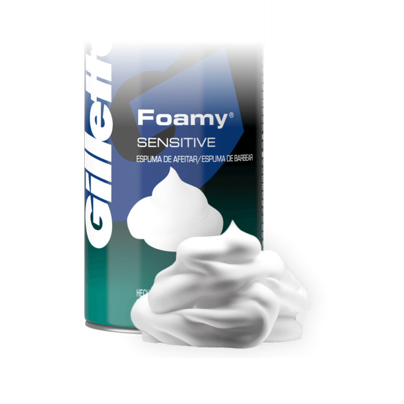 Espuma de Barbear Gillette Foamy Sensitive - 175g