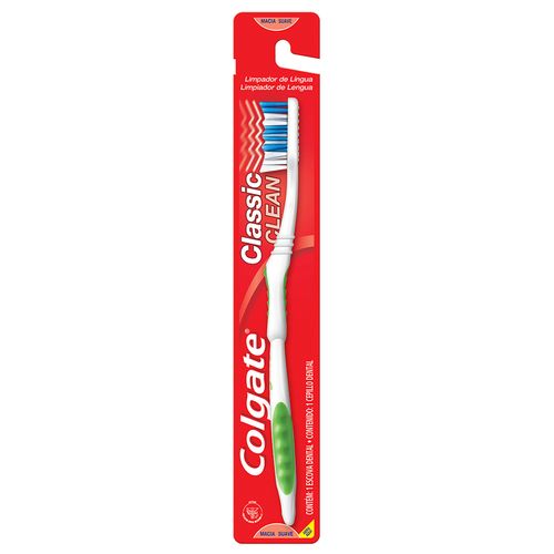 Escova Dental Colgate Classic Clean Macia - 1 Uni