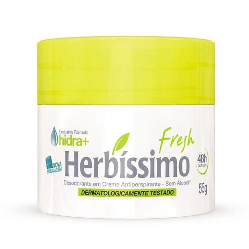Desodorante Herbíssimo Creme Fresh - 55g