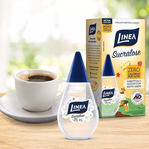 Kit Adoçante Sucralose Linea 75ml - Grátis 25ml