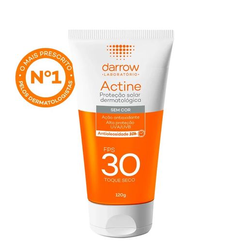Protetor Solar Actine Toque Seco FPS 30 - 120ml