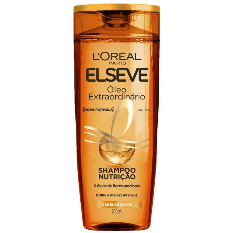 Shampoo Elseve Óleo Extraordinário Nutrição - 200ml