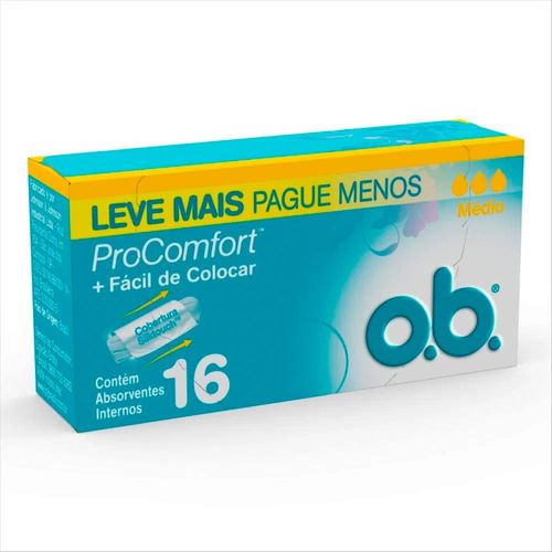 Absorvente Interno OB Proconfort Médio - Leve Mais Pague Menos