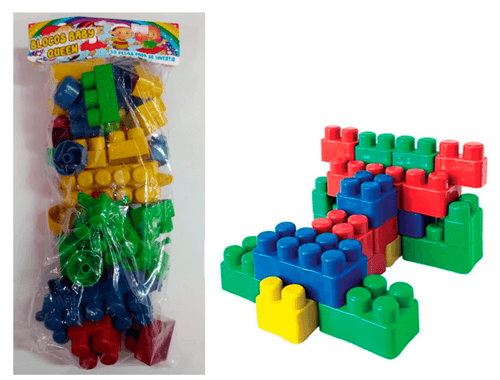 Brinquedo Blocos de Montar Baby Queen - 39 Peças