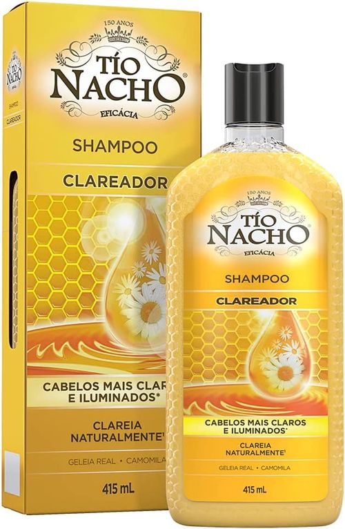Shampoo Tio Nacho Clareador Camomila 415ml