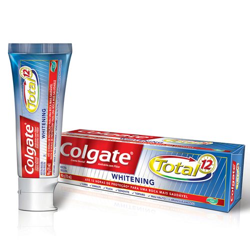 Creme Dental Colgate Total 12 Whitening - 90g