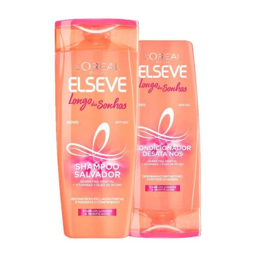 Kit Shampoo e Condicionador Elseve - Longo dos Sonhos