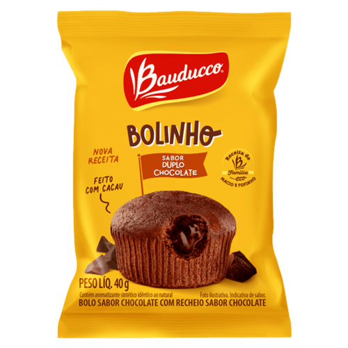 Bolinho Bauducco Duplo Chocolate - 40g