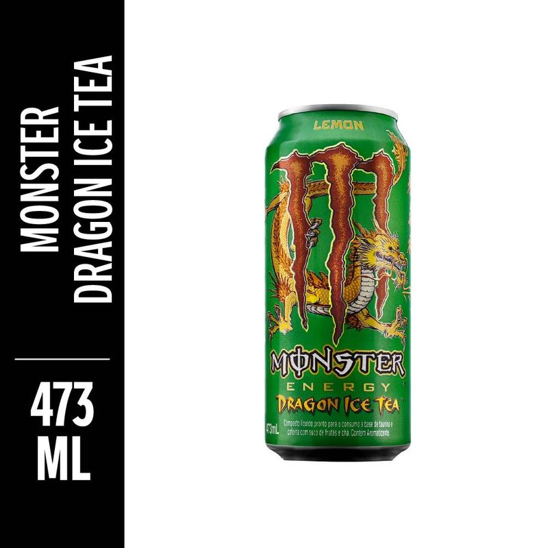 Energético Monster Dragon Ice Tea Lata 473ml 7746