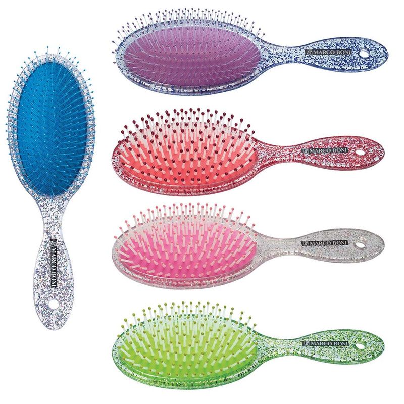 Escova de Cabelo Shining Collection Oval Glitter - Isacare