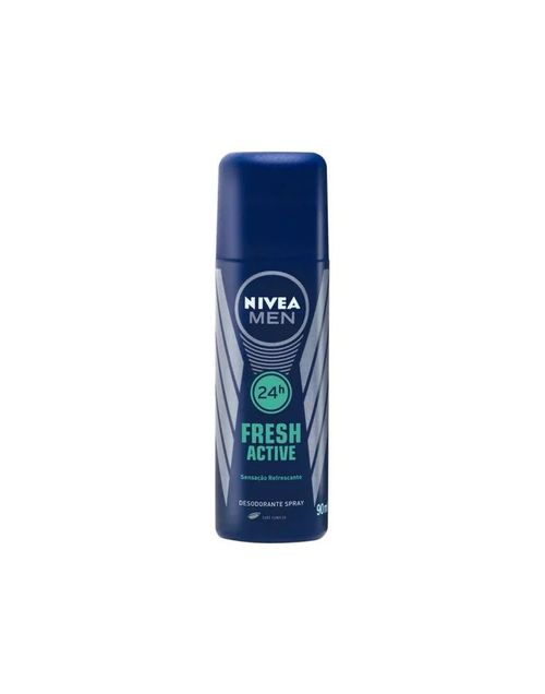 Desodorante Nivea Spray Masculino Fresh Active - 90ml