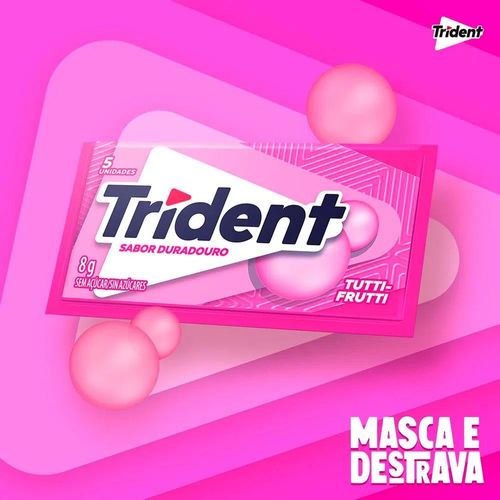 Chiclete Trident Tutti Frutti - 5 Uni